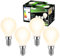 DSLebeen E14 Birne G45 Warmweiss LED Lampe 3.5W 650LM E14 Glühbirne Warmweiß 2700K ersetzt 50W Halogenlampe Filament Fadenlampe Ultraeffiezent Nicht Dimmbar 4 Stück