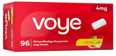 VOYE Citrus 4 mg wirkstoffhalt.Kaugummi m.Nikotin 96 St