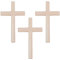 SUNNYCLUE 4 pz. Croce di Legno Decorazione Mano Che Tiene Croce Beige Mano Tenuta Preghiera Decorativo Legno Crocifisso Croci Decorazione per Decorazioni Da Parete Regali Natale Pasqua Festa Decorazio