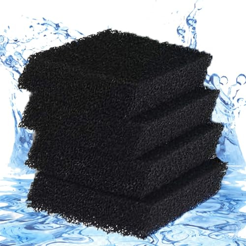 GERUI 4 pezzi 88059 compatibile fine M spugna al carbone attivo per bioflow 3.0 compact/H