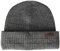 Barts Herren Varde Beanie Baskenmütze, Grau (Dark Heather 0019), One Size (Herstellergröße: Uni)