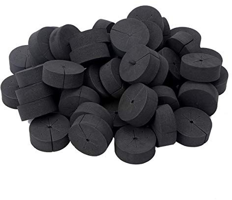 ASEELO Lot de 50 colliers de clonage, inserts en mousse néoprène, avec 8 rayons, pour clonage hydroponique, germination de plantes dans les machines de clonage à faire soi-même (A)
