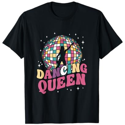 Dancing Queen - Party Girl - 90er Jahre 80er Frauen Damen T-Shirt