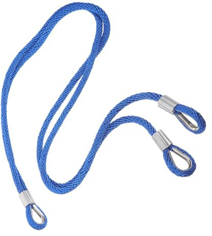 HANABASS Adjustable Swing Hanging Rope Kit for Children Heavy Duty Hammock Strap Carabiner for Outdoor Playgrounds and Tree Swings