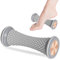 Massagerolle Fußmassage Schmerzen Massager Roller, Gummimassagerolle Fuß Massage Roller Fußmassagegerät,Tragbarer Fussroller zur Faszien Massage Stressabbau,Fußmassagerolle für Plantarfasziitis (Grau)