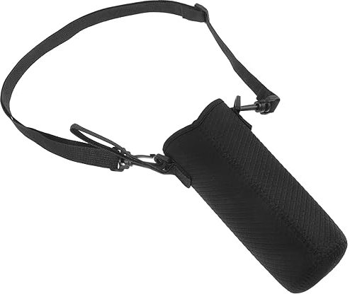 FOYTOKI Housse de Bouteille Eau Portable avec Bandoulière Couvercle de Bouteille pour Voyage Camping Activités de Plein Air Design Élégant Durable