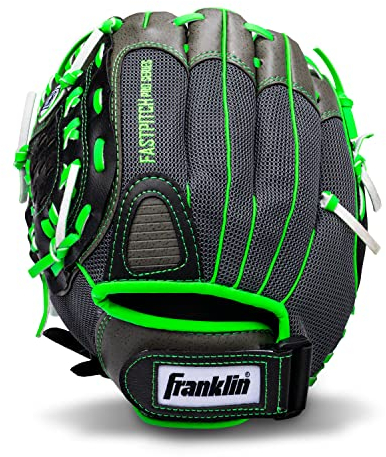 Franklin Sports Windmühle Serie Leichte Softball Handschuh, 27,9 cm, Unisex, Lime/Gray