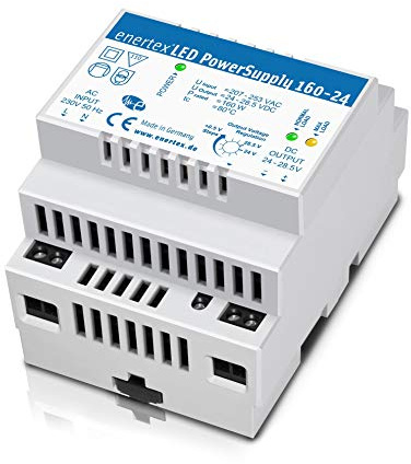 enertex LED PowerSupply 160-24, 24V 160W 6,6A, LED Hutschienen Netzteil