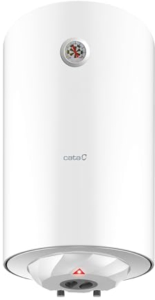 Cata | Modelo CTR-80-M | Termo Eléctrico | Capacidad de 80 Litros | Acero de Esmalte de Titanio Vitrificado a 850º C | Dimensiones: 805 x 450 x 450 mm| Superaislamiento