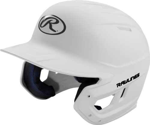 Rawlings | MACH Batting Helmet | Matte White | Senior 6 7/8 - 7 5/8