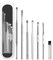 Ohrenschmalz Entferner,Ohrenreiniger Set,Ohrenreiniger,Edelstahl Spirale Ohrreiniger,Ohrlöffel,Ohrenreiniger Edelstahl Set, Ear Cleaner für Erwachsene,mit Aufbewahrungskiste(Silber, 7 Stück)