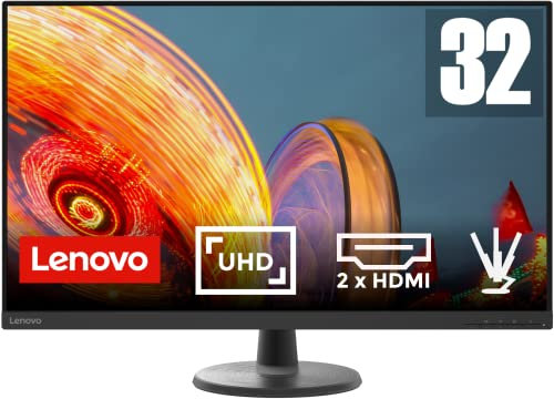 Lenovo D32u-40(C22320UD0) 32 Inch PC Monitor | 4K UHD, 2160p, 60Hz, 5ms, WLED, HDMI, DP