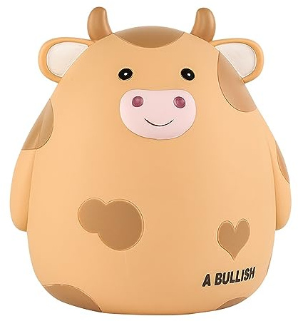 Animale Salvadanaio a Forma di Maialino e Mucca, Salvadanaio di Risparmio per Monete, Decorazione Desktop e Camera da Letto per Bambini e Adulti