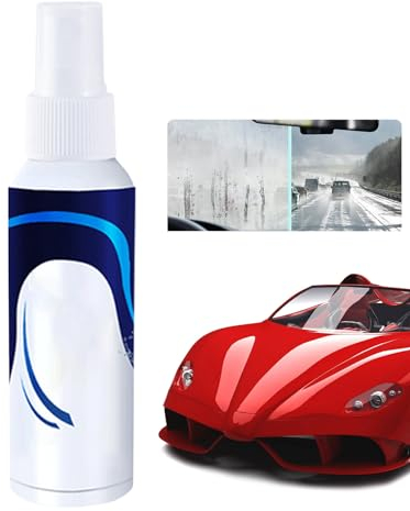 ROCKIA Spray anti nebbia, spray per vetri trasparenti, agente antiappannamento, multiuso, prodotti per la cura dei vetri per occhiali, finestrini auto, vetri del bagno, specchi, specchietti