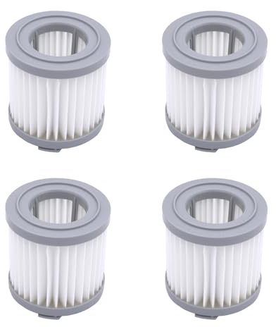 MIRTUX Pack 4 Filtros de alta eficiencia lavables para Cecotec Conga Rockstar 700 (solo este modelo) y Xiaomi Jimmy JV51/JV53/JV83 – NO SIRVE PARA 800, 890, 900