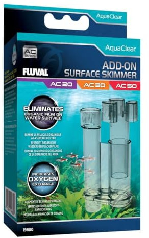 Fluval Skimmer Filter Surface Backpack for AquaClear AC 20/30/50 Aquarium
