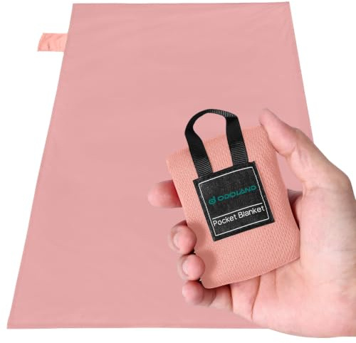 Odoland Tapis de Plage, Couverture de Plage en Nano, Imperméable Leséclaboussures, Tapis de Pique-Nique Anti Sable,70 * 110cm, Portable Léger pour Camping, Picnic, Voyage ect, Rose | Tapis de plage léger anti-sable à séchage rapide et pliable pour randonnée, camping, voyage, 110 x 69,8 cm, rose
