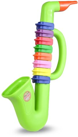 Bontempi | Sassofono a 8 Note Colorate 280mm, Giocattolo Musicale per Bambini 3+