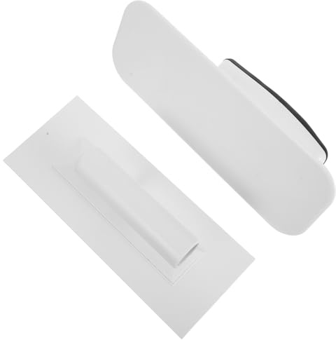 SHINEOFI 2pezzi Cazzuola Di Finitura Angolare Cazzuola Per Intonaco e Muratura Utensili Per Di Mattoni e Finitura Superficiale Per Stesura Intonaco e Texturizzazione