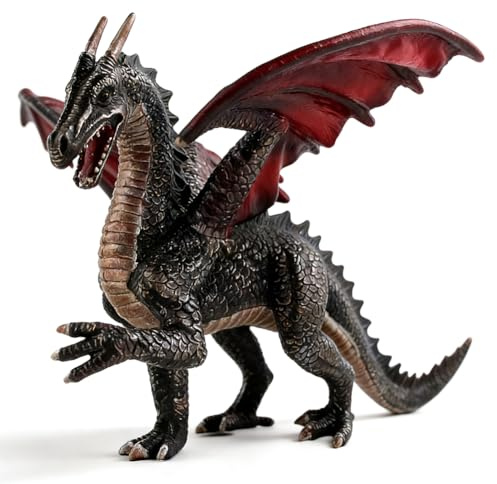 Drago Volante Figure Miniatura Dragon Model Volante Dinosauro Figurine Giocattoli Drago Mini Decorazioni Torta Compleanno Regalo Idea Regalo 18 x 14 x 10,2 cm