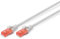 Digitus LAN Cable Cat 6-10m - CCA Network Cable with RJ45 - U/UTP Unshielded - Compatible with Cat6A & Cat5e - Grey