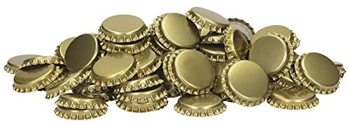 1000 tappi a corona da 29 mm dorati con inserto in schiuma, fino a 4 bar, adatti per birra fai da te, birra, birra