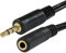3.5mm AUX Audio Extension Cable Jack Male To Female Headphone Lead Gold 2M Long