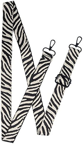 DESIGN Hänge + Adapter för mobil. [Mode tillbehör]. Hänge för mobiltelefon. [Unik och exklusiv] Kompatibel med de flesta smartphones (Textil, Zebra Beige)