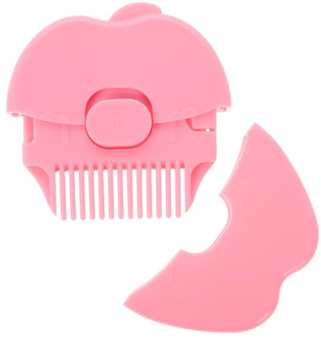 Beavorty Peine Recortador De Flequillo Manual Para Diseño Adorable y Materiales Plásticos Seguros Adecuado Para Uso Doméstico Bebés