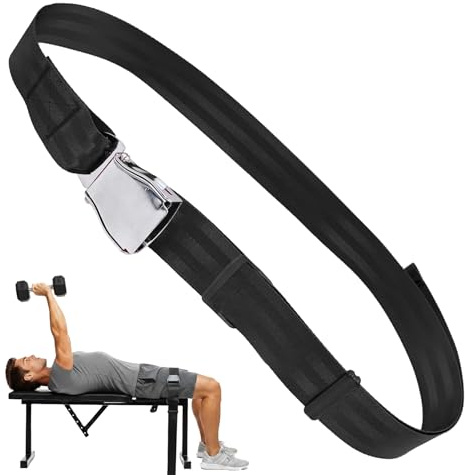 J Bryant Nordic Curl bänk stabiliseringsbälte, gym-säkerhetsbälte-design kroppsfixering med låsspänne, justerbart säkerhetsbälte för sitt- och styrketräning