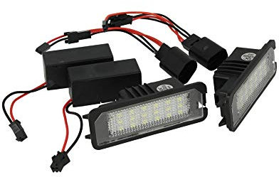 CARALL LE4545 Kit Luci Targa Led Compatibile Con VW Golf 4 5 6 7 EOS Passat Scirocco