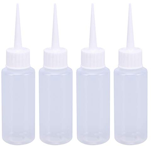 Condimento Bottiglie Spremere di con Coperchio Tappo per Senape olio d' oliva 50ML 4PCS