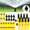 Bonseor 360° Rotation Auto Irrigation System Garden Lawn Sprinkler Patio, Garden Sprinkler Lawn Sprinkler, 90°/180°/360°, Adjustable at Will for Outdoor Grass Garden Yard Lawns (8 PCS)