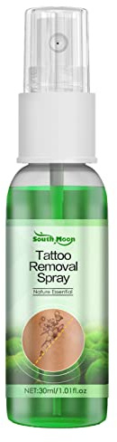 2 Spray per la rimozione del tatuaggio - Rimozione permanente del tatuaggio - Crema permanente per tatuaggi colorati e neri, prodotto idratante per