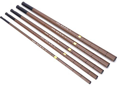 Angelrute Rod Angeln Ultra Pole Super Hard Teleskop Carbon Fiber 2.7-6.3m (Size : 4.5m)