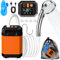 Onherm Tragbare Campingdusche, Camping Dusche mit Batterie & Wassertemperaturanzeige, 5400mAh, Einstellbare Wassermenge, UV Sterilisation, Mobile Dusche Geeignet zum Camping, Autowaschen, Bewässerung