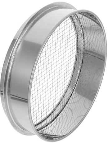 Hemobllo De Tierra para Rocas De Acero Inoxidable para Jardinería Tierra Herramienta De Tamizado para Jardín Exterior Roca Harina Colador Abono