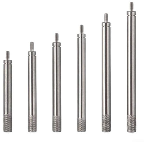 Jonikuper Set di aste di prolunga in acciaio inox con filettatura M2,5, lunghezza 30, 40, 60, 80, 100 e 150 mm, adatto per misuratori di profondità