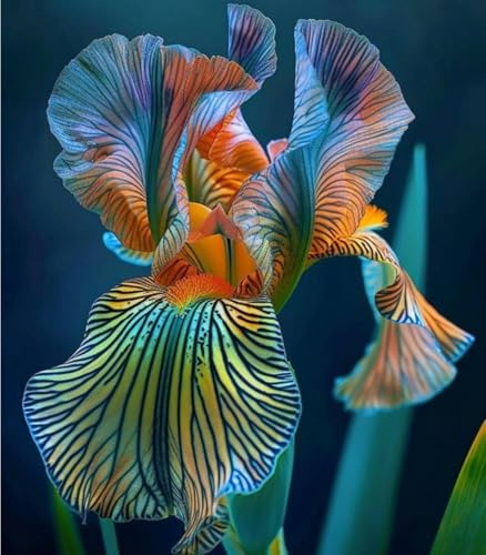 Resistente al frío-/Vertical -/ Raíz de Iris-/Decoración paisajística para terrazas de jardín -/ [CXXFGFT].-6 Rizoma-C