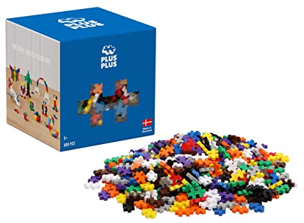 Plus-Plus 3310 Geniales Konstruktionsspielzeug, Open Play Basic, Bausteine-Set, 600 Teile