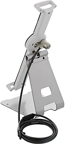 InLine 55727W Tablet Halter universell 10-13 mit Sicherheitsschloss 1,5m, mit Schlüssel, weiß