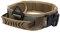 Vmokki Gepolstertes Hundehalsband 7cm Breit mit Zwei Schnalle, Kontrollgriff Taktisch Verstellbar Halsband für Große Hunde (Tarnfarbe)