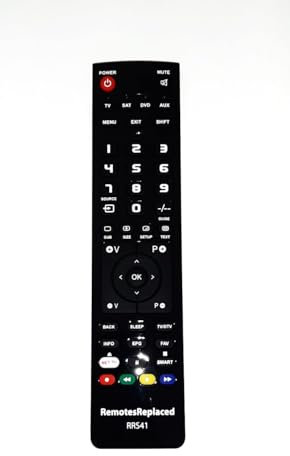 RemotesReplaced remote control compatible with the FENNER DVB-T2-RECEIVER
