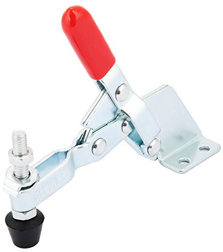 Pince à Bascule à Dégagement Rapide, Pince Verticale à Fixation Rapide En Fer Galvanisé De 130 Mm, Outil De Serrage Pour le Traitement du Soudage du Bois(GH-101-B)