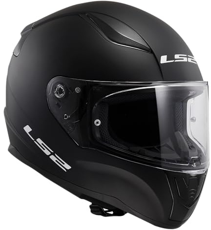 LS2, integralhjälmar motorcykel RAPID II solid matt svart, XXXL