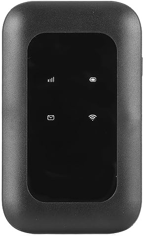 4G WiFi Router, 150Mbps Compact Slim SIM WiFi Dongle Pantalla Inteligente Ranura para Tarjeta SIM para Family Office