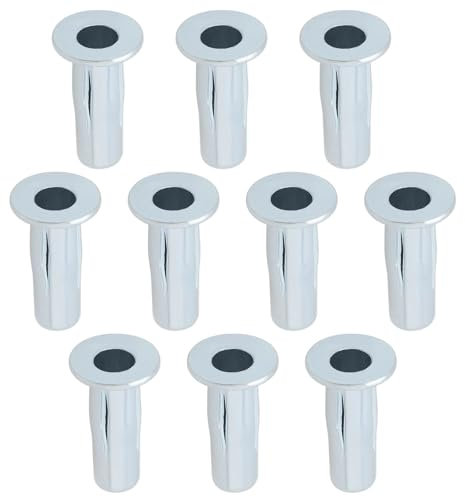 OTOTEC 10 Pezzi M6 Dadi Per Rivetti Ciechi Espandibili Dadi Per Rivetti A Fessura Tipo Lanterna Per Bicicletta Motocicletta Automotive Mobili Industria 6x27mm Argento