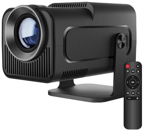 HY320 Mini Smart Projector 4K Android 11 Dual Wifi6 200 ANSI Allwinner H713 BT5.0 1080P 1980 * 1080P Home Cinema Outdoor Projetor