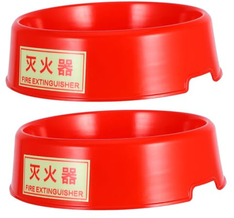 HOLIDYOYO Base Del Extintor De Incendios Soporte De Plástico Fluorescente Soporte Para Suelo Para Autocaravana o Uso Industrial