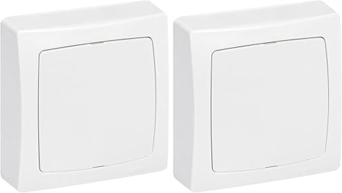 LEGRAND | Boîte De Jonction, Appareillage Saillie, Fixation Murale En Saillie Par Vis, Barrette De Connexion Réutilisable, Livrée Complète Prête À Poser (Lot de 2)